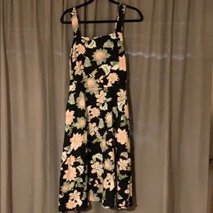 Who What Wear- Floral Pattern Dress- Size L-NWT